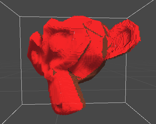 Rotated Voxel Monkey